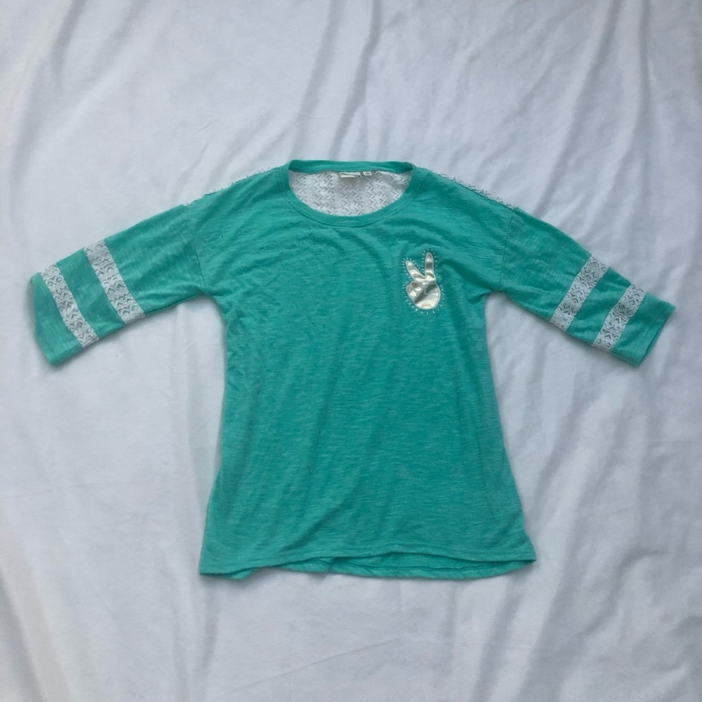 Mudd Teal Shirt
